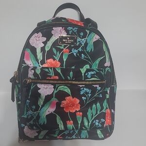 Kate Spade Black Hummingbird Backpack